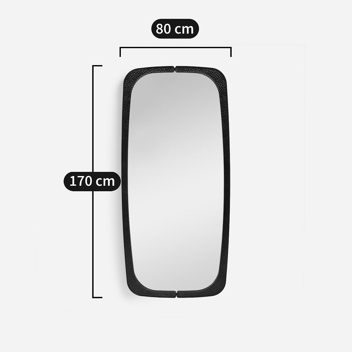 Rectangular Mirror with Gouged Finish Kuchim – image 4