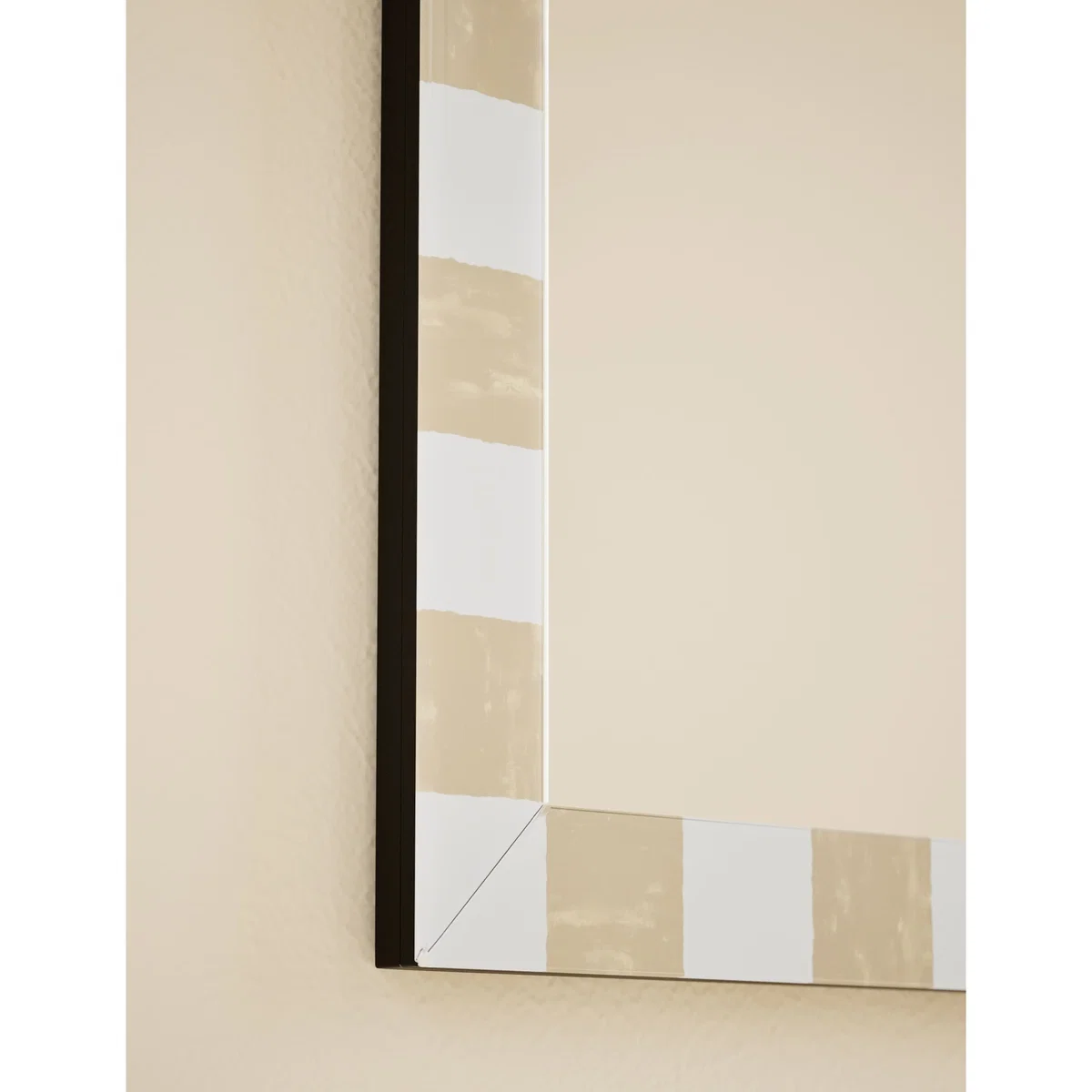 M&S Checkerboard Rectangular Mirror Biscuit – image 3