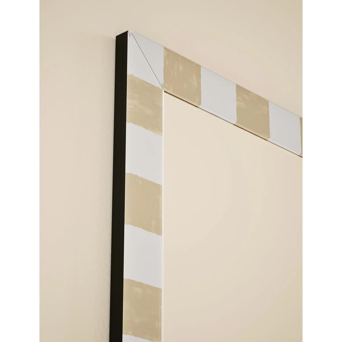 M&S Checkerboard Rectangular Mirror Biscuit – image 4