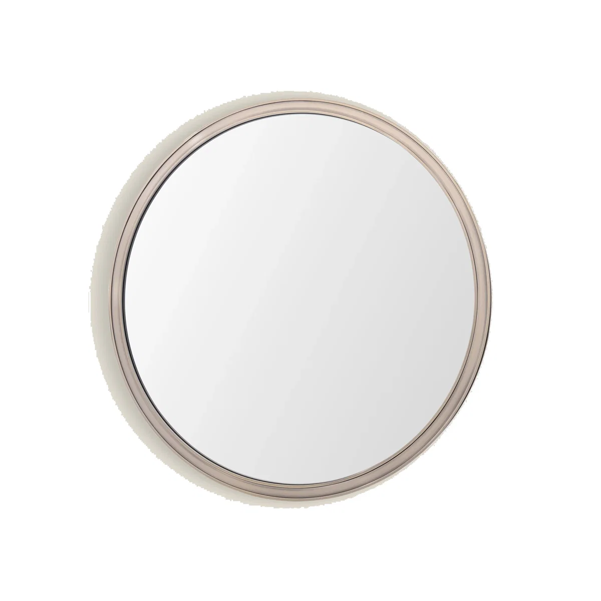 Laura Ashley Harrington Medium Round Wall Mirror Antique Brass – image 1