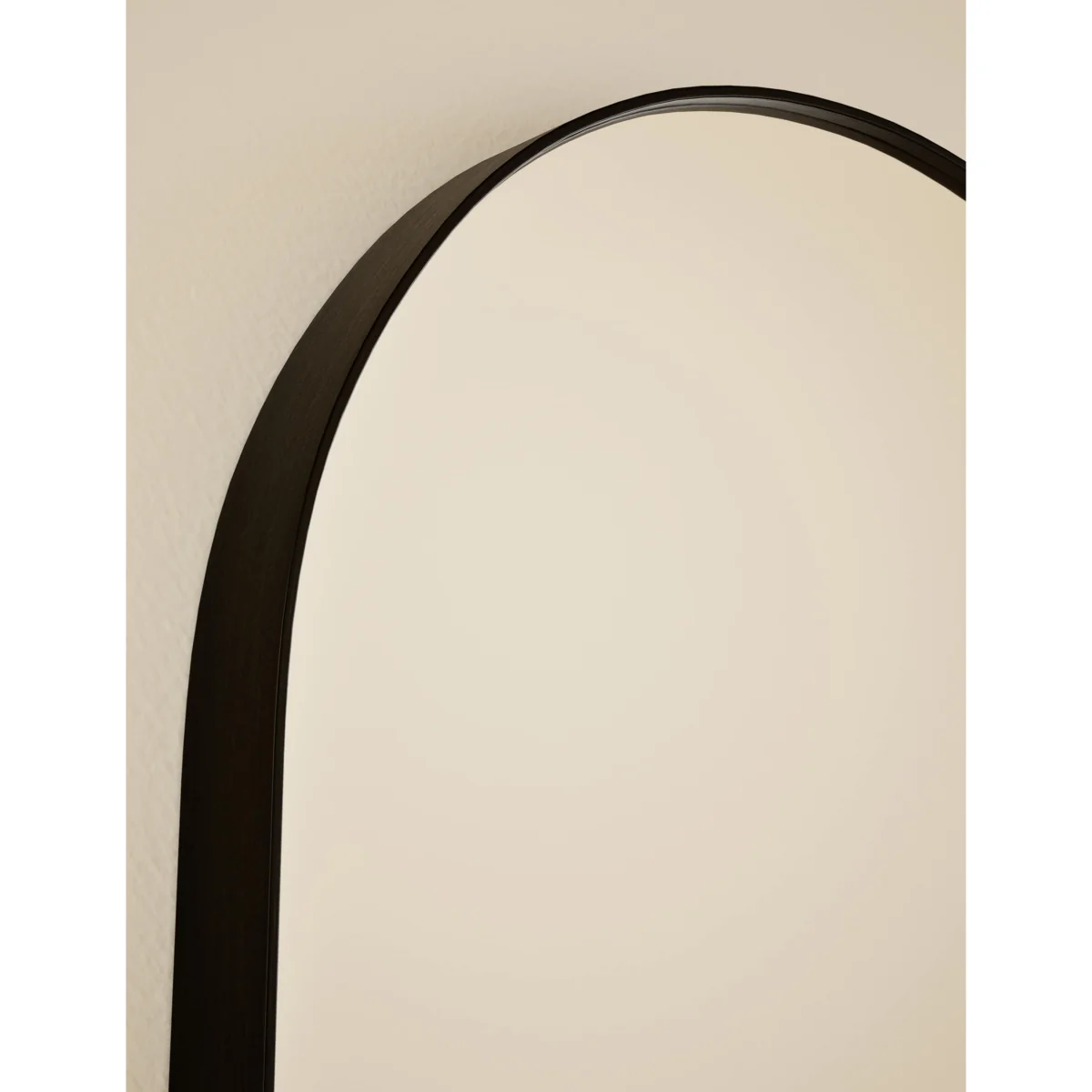 M&S Milan Pill Shape Short Hanging Mirror 80 x 40 Black – image 3