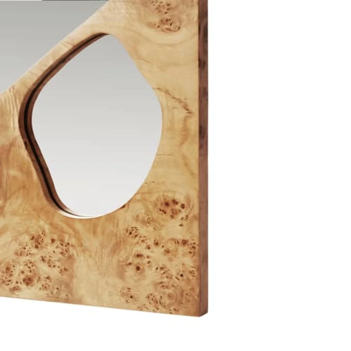 Folia Medium Wall mirror natural wood / L 50 x H 82 cm - Ferm Living – image 4
