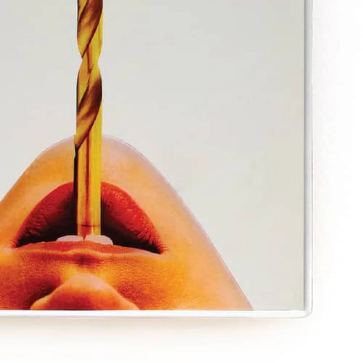 Toiletpaper Mirror - / Drill - Small - H 23 cm by Seletti Multicoloured – image 2