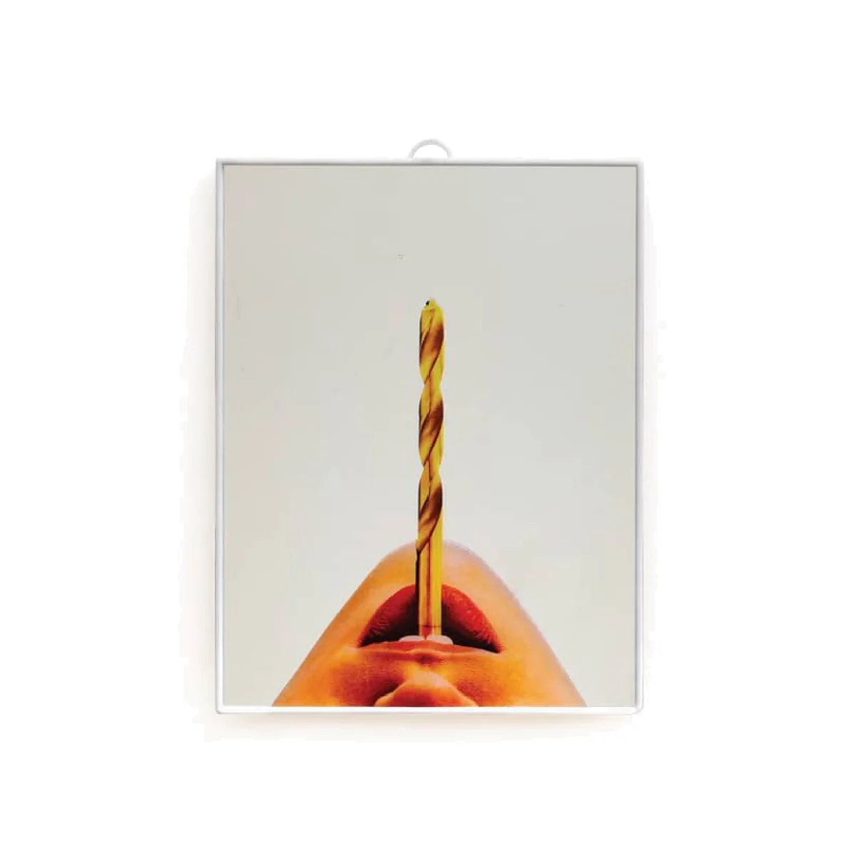 Toiletpaper Mirror - / Drill - Small - H 23 cm by Seletti Multicoloured – image 1