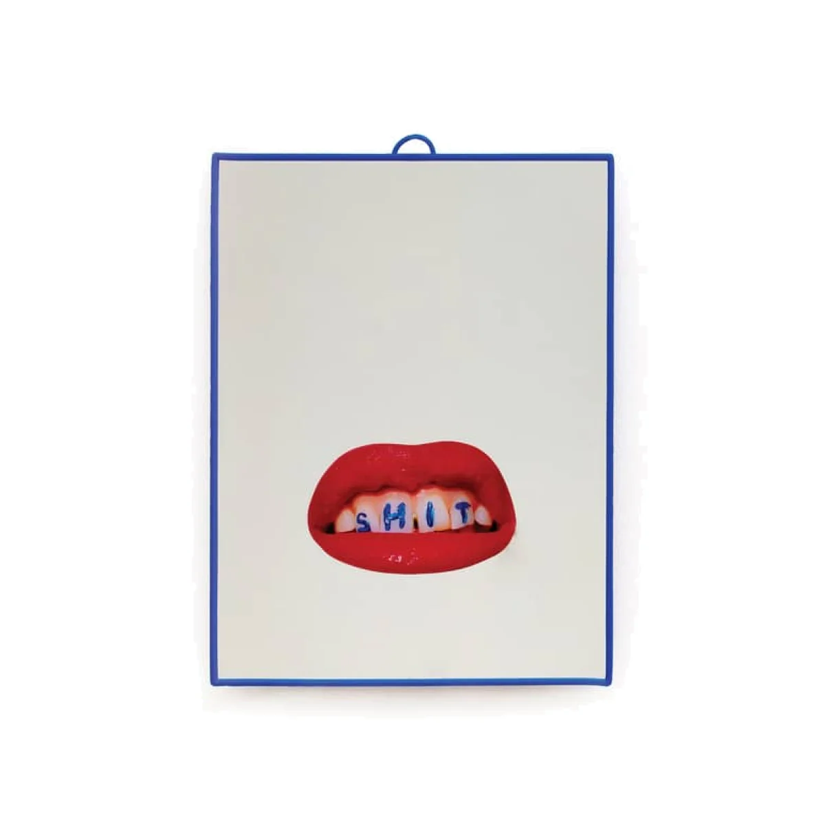 Toiletpaper Mirror - / Shit - Small - H 23 cm by Seletti Multicoloured – image 1