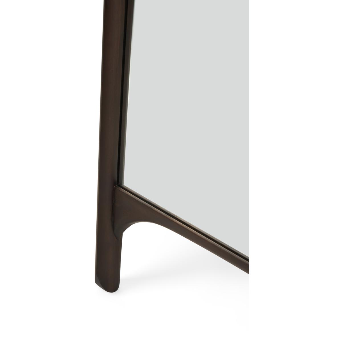 Ethnicraft PI floor mirror 80x200 cm Dark brown stained mahogany – image 2