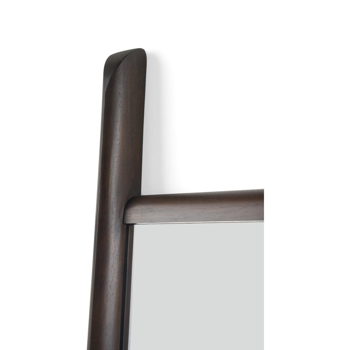 Ethnicraft PI floor mirror 80x200 cm Dark brown stained mahogany – image 3
