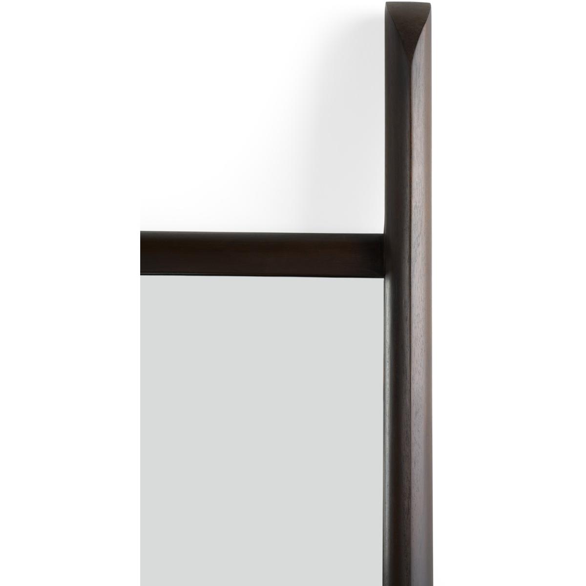 Ethnicraft PI floor mirror 80x200 cm Dark brown stained mahogany – image 6