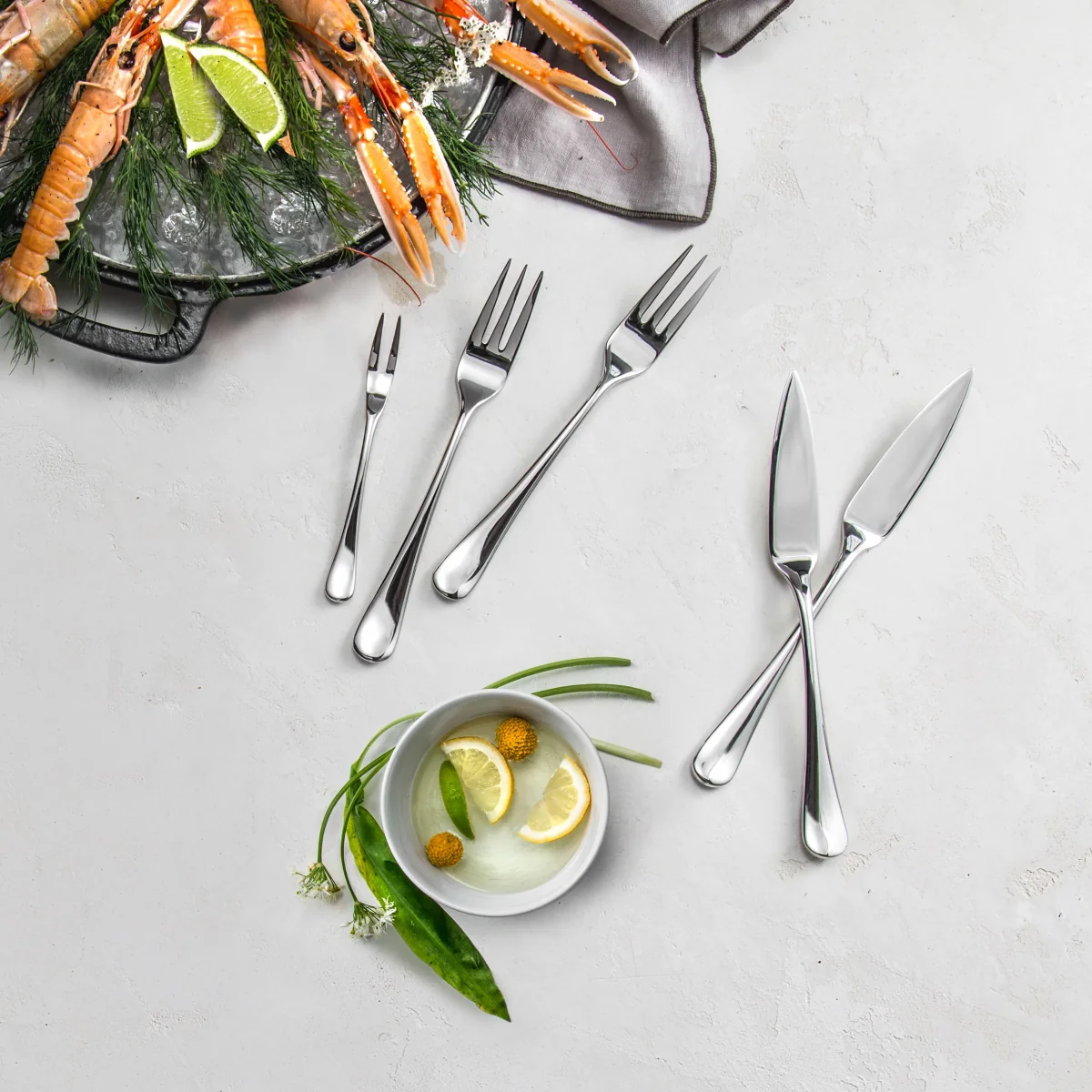 Radford snail fork mirror Stainless steel – image 2