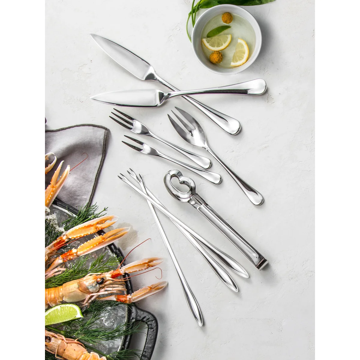 Radford snail fork mirror Stainless steel – image 4