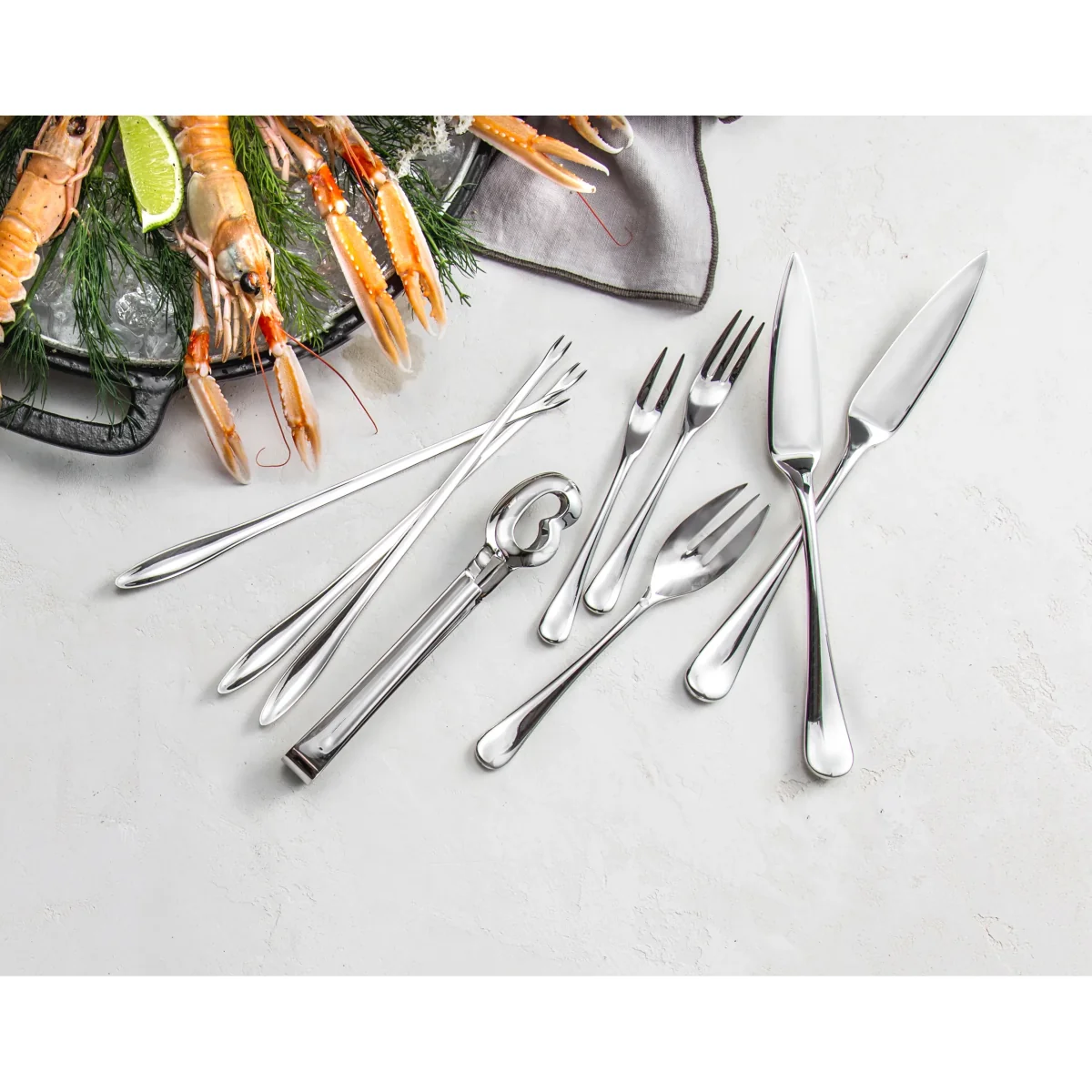 Radford snail tongs mirror Stainless steel – image 2