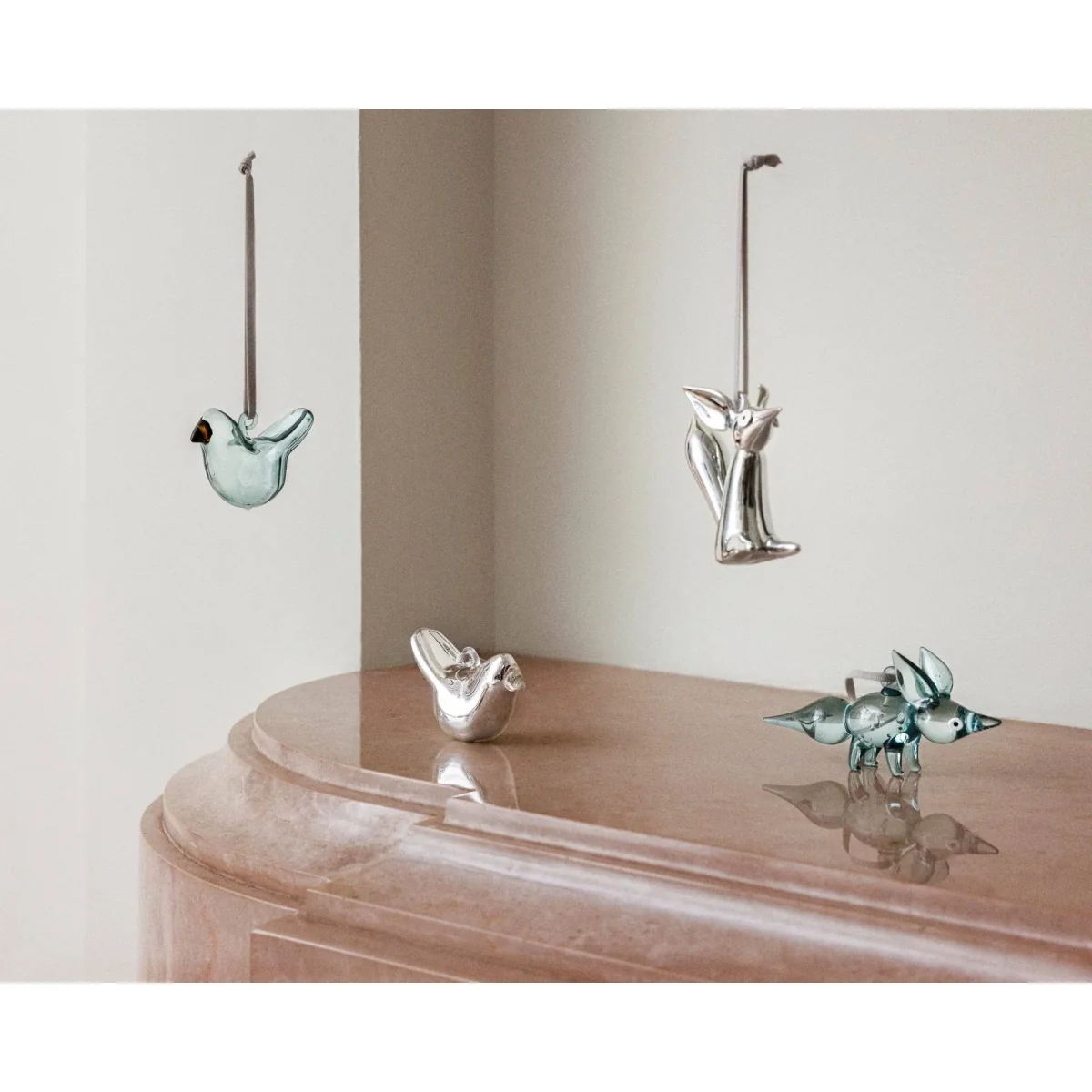 Iittala Iittala glass bird Mirror mini 3-pack – image 3