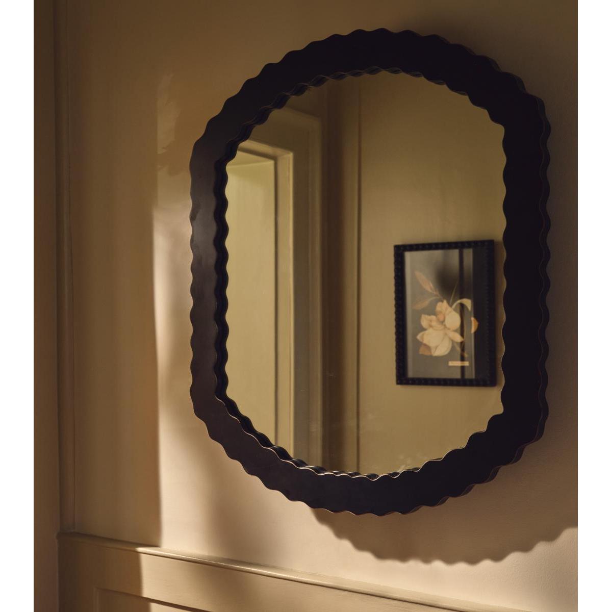 OKA, Talasa Mirror - Rubbed Black, Mirrors, Glass/Metal/Wood – image 2