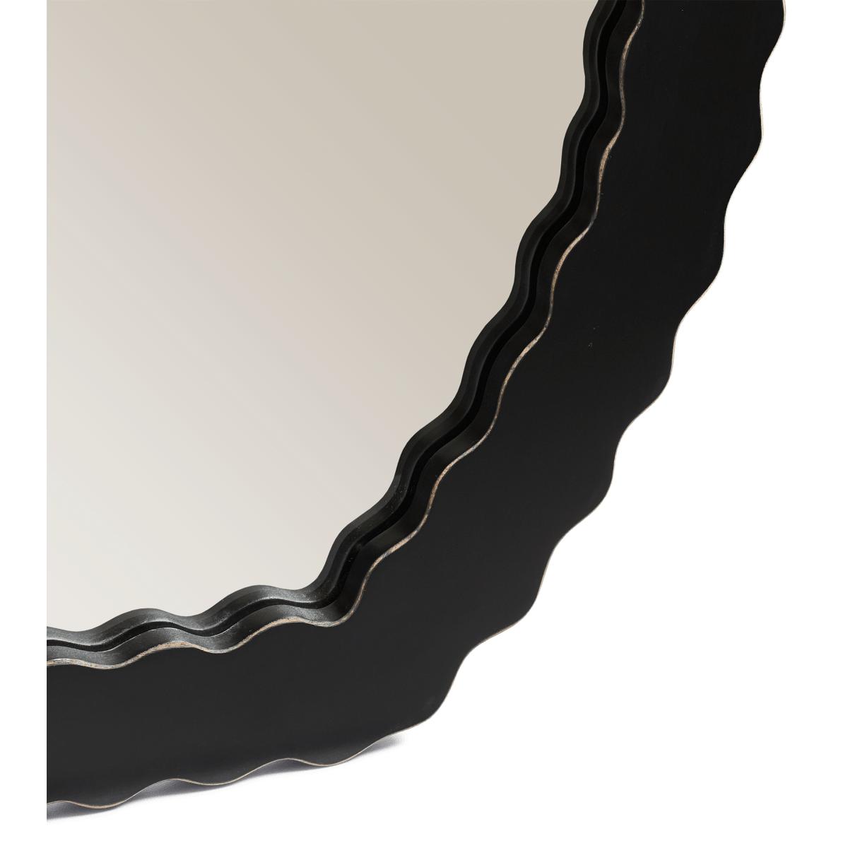 OKA, Talasa Mirror - Rubbed Black, Mirrors, Glass/Metal/Wood – image 4