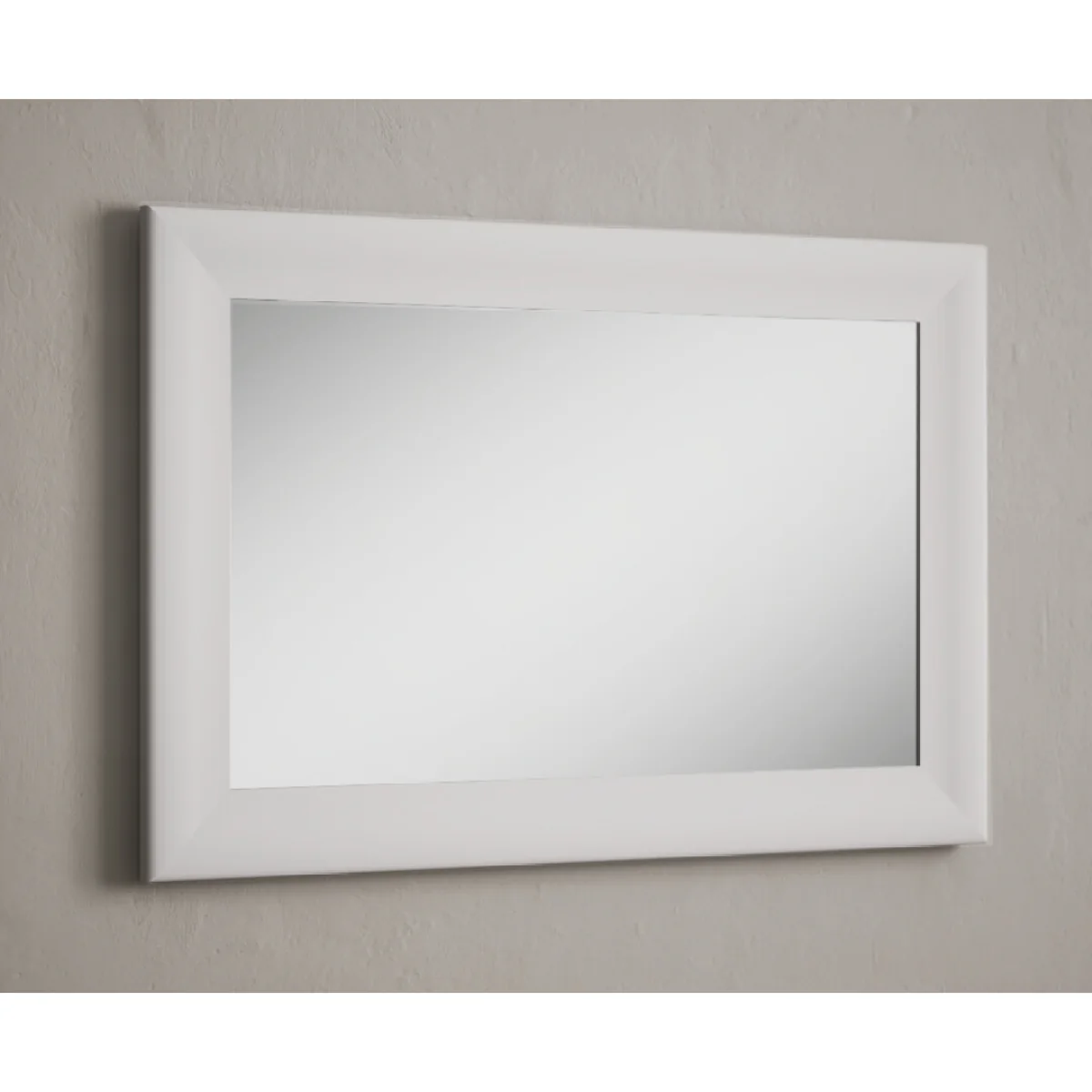 Signal White Painted 90cm Mirror – image 4