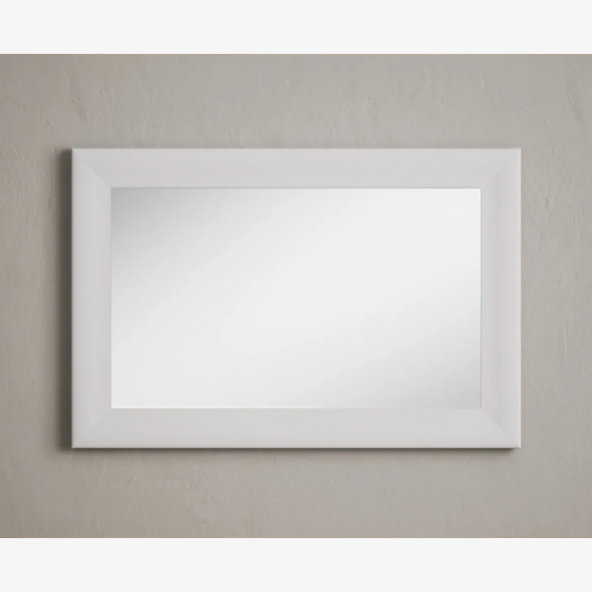 Signal White Painted 90cm Mirror – image 1