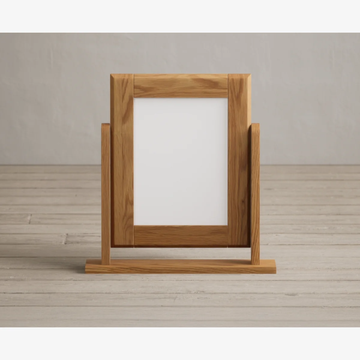 Parker Solid Oak Dressing Table Mirror – image 1