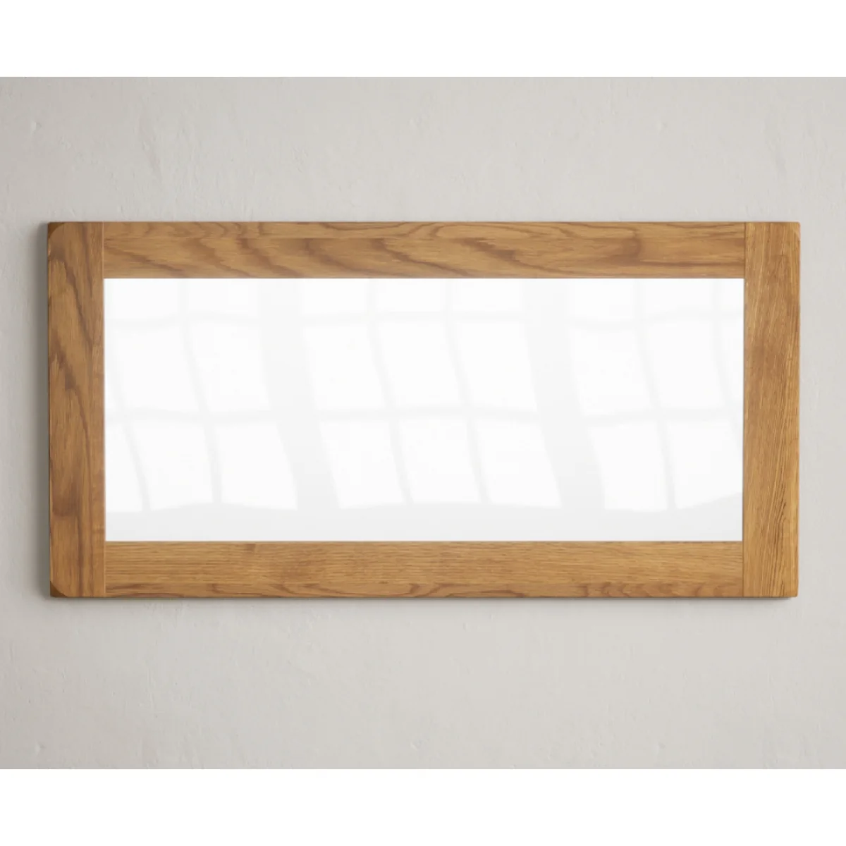 Harrogate Rustic Solid Oak Wall Mirror – image 4