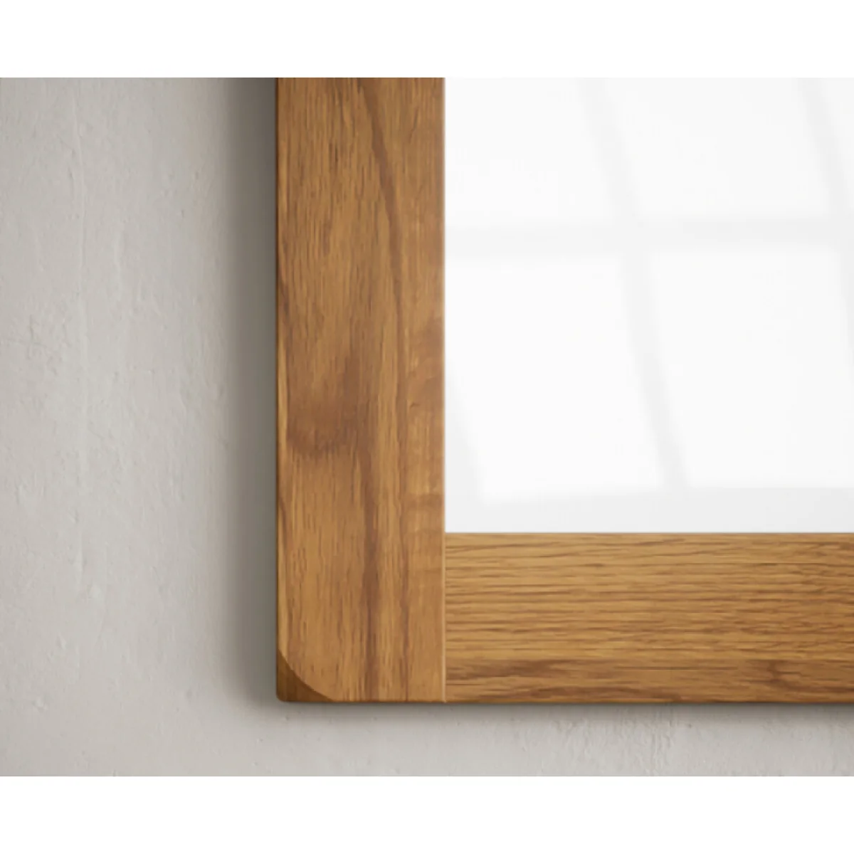 Harrogate Rustic Solid Oak Wall Mirror – image 6