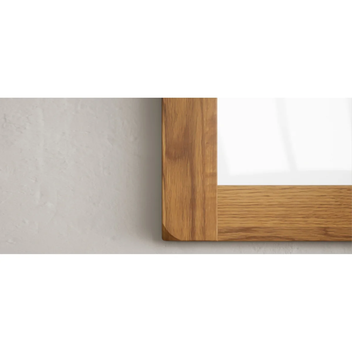 Harrogate Rustic Solid Oak Wall Mirror – image 9