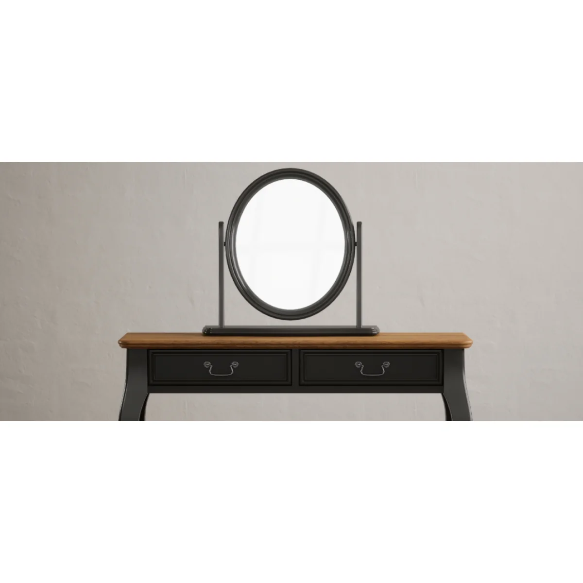Chateau Noir Black Painted Dressing Table Mirror – image 9
