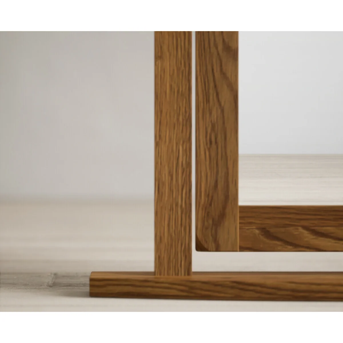 Harrogate Rustic Solid Oak Swivel Dressing Table Mirror – image 6