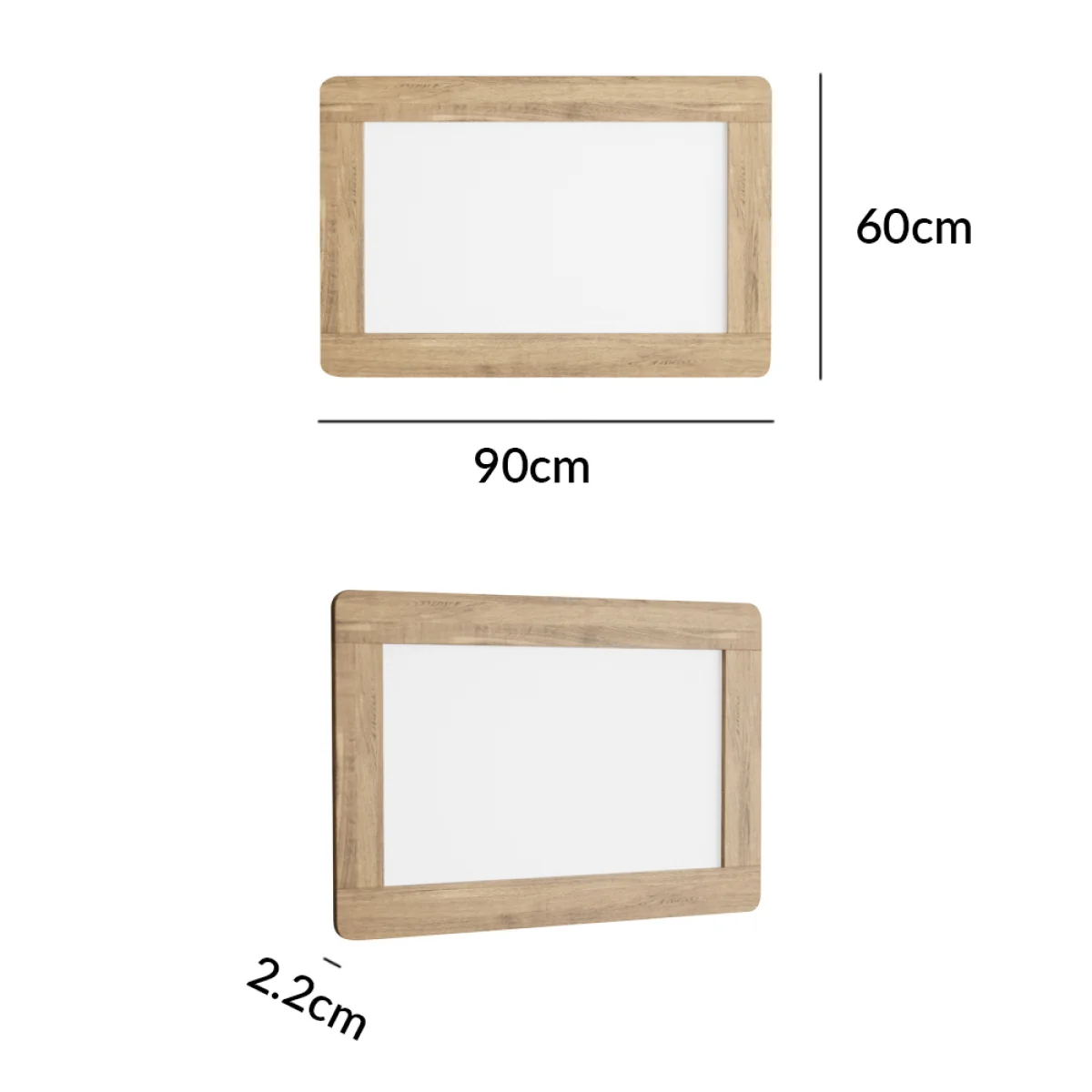 Parven Solid Oak Wall Mirror – image 9