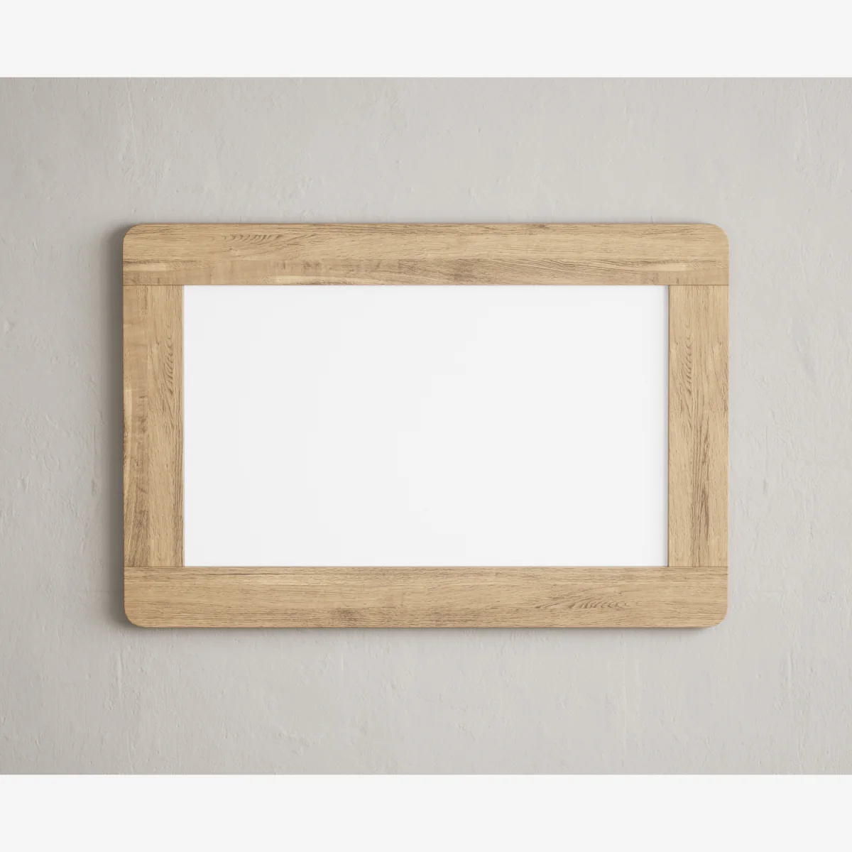 Parven Solid Oak Wall Mirror – image 1