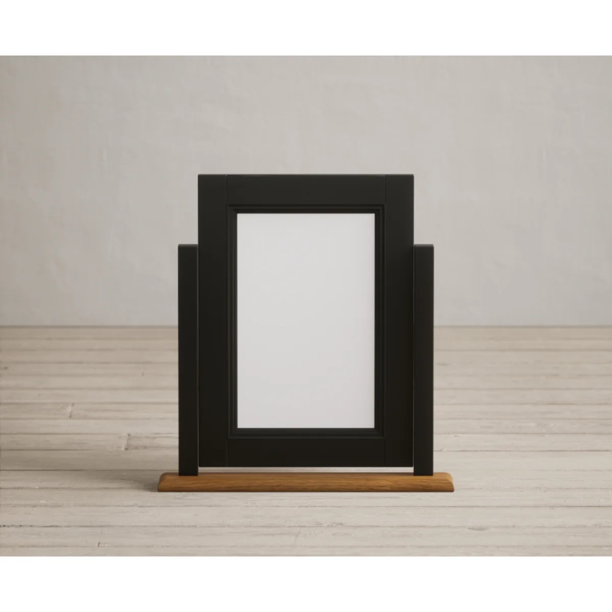Charlton Oak and Black Painted Dressing Table Mirror – image 4
