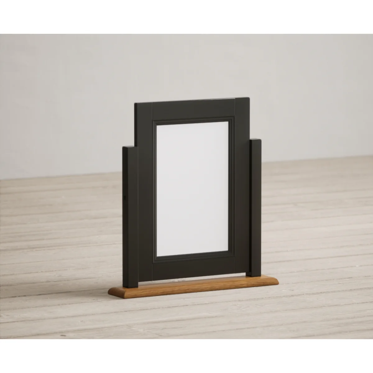 Charlton Oak and Black Painted Dressing Table Mirror – image 5