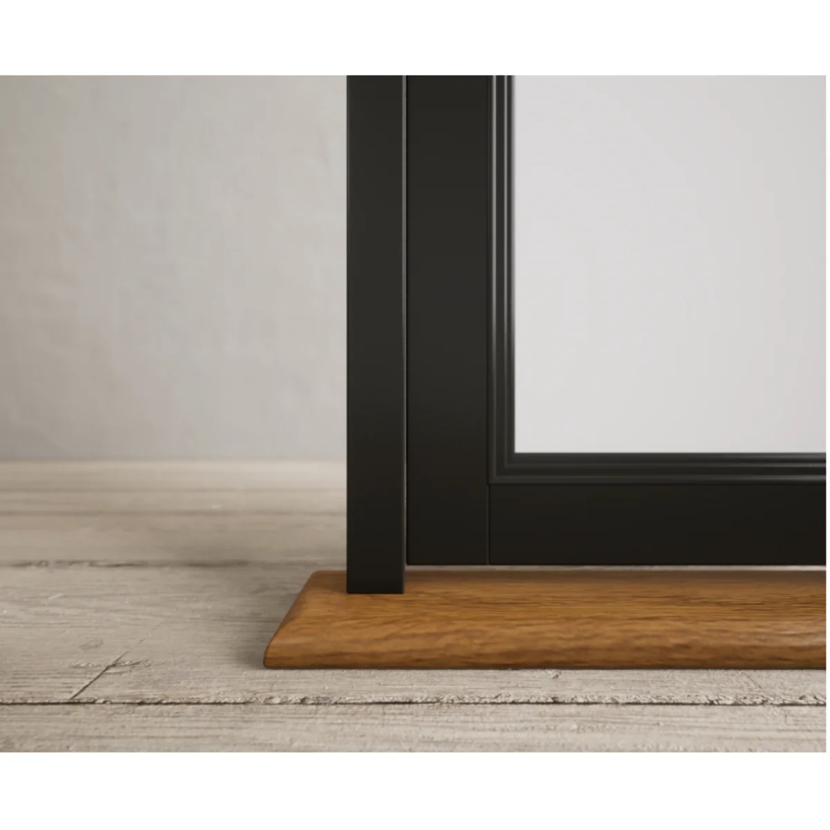 Charlton Oak and Black Painted Dressing Table Mirror – image 6