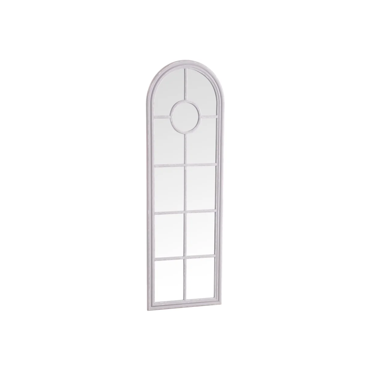 Megara Grey Narrow Arched Window Mirror