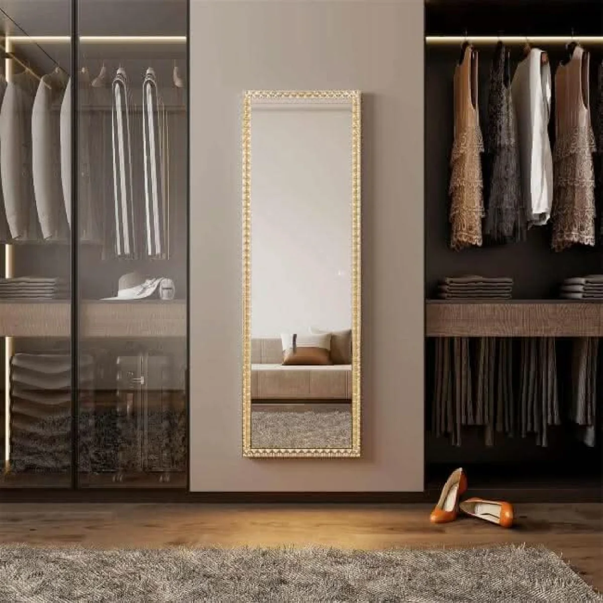 Crystal Edge Full Length Mirror 50 x 155cm – image 12