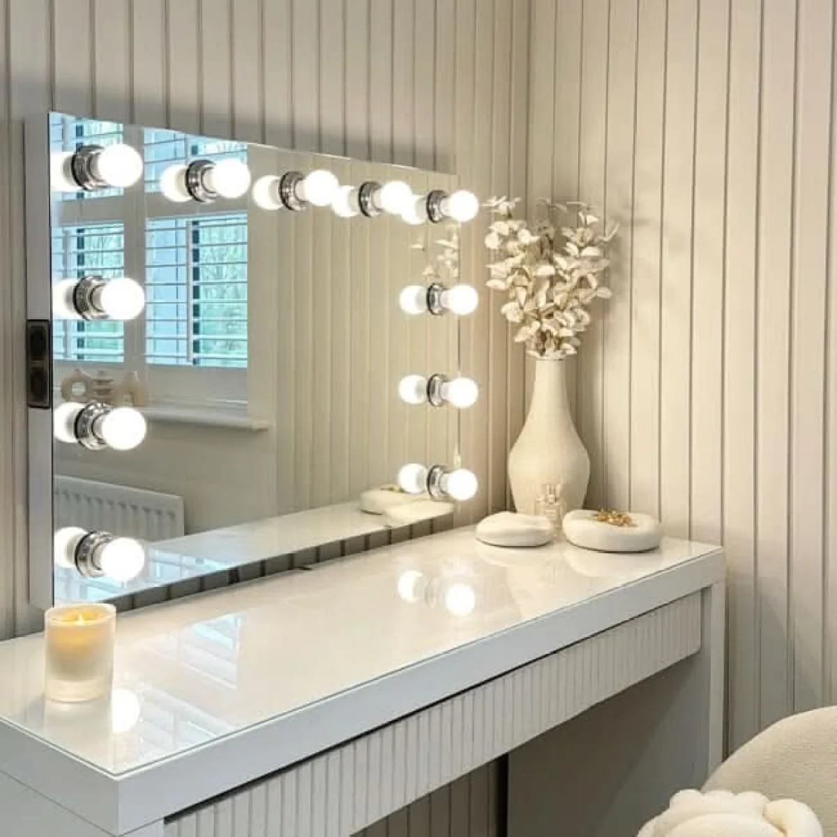 Houston Bluetooth Hollywood Mirror 80x60cm – image 7