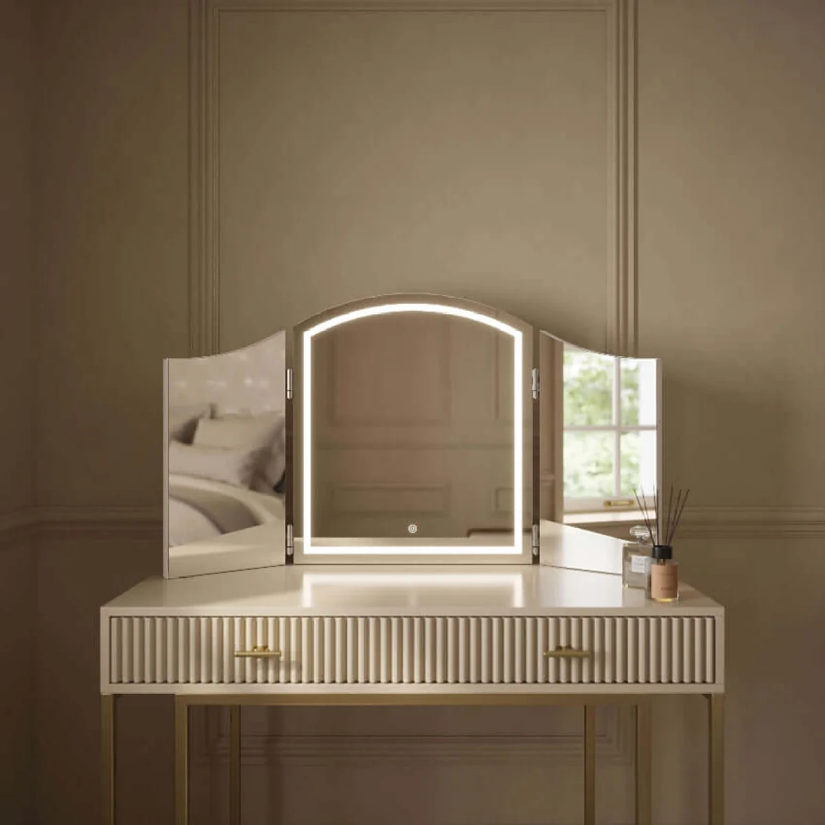 Cate Triple Dressing Table Mirror – image 2