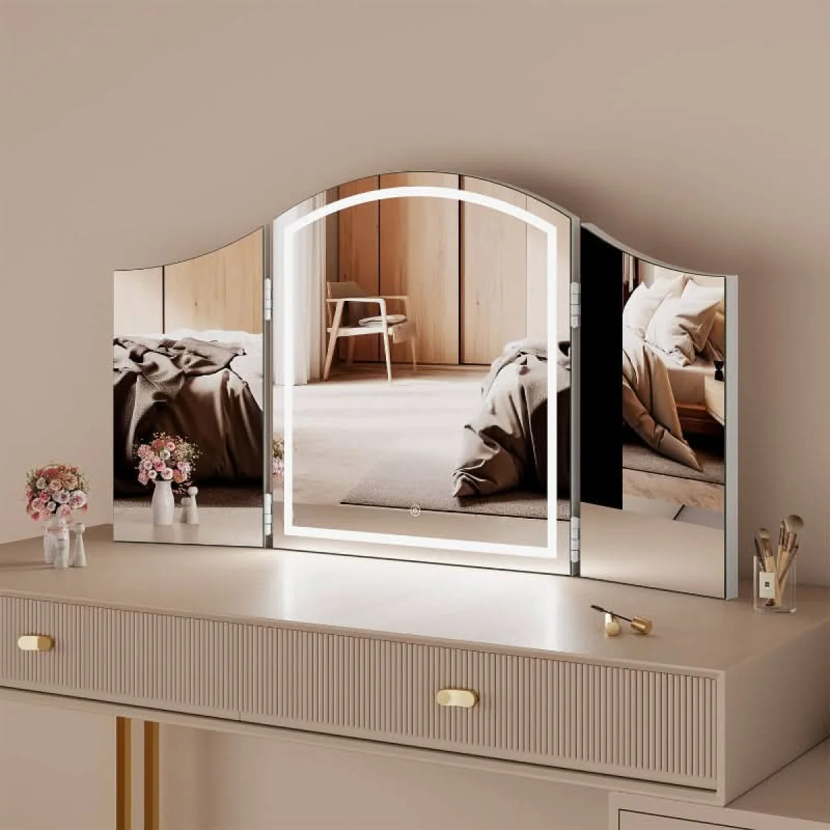 Cate Triple Dressing Table Mirror – image 5
