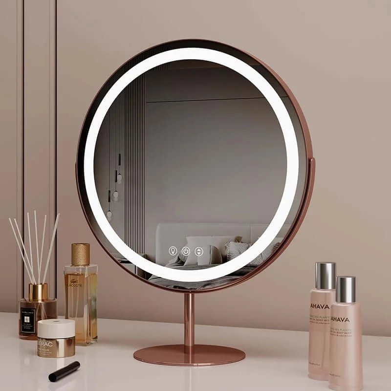 Celeste LED Vanity Mirror Rose Gold β image 3