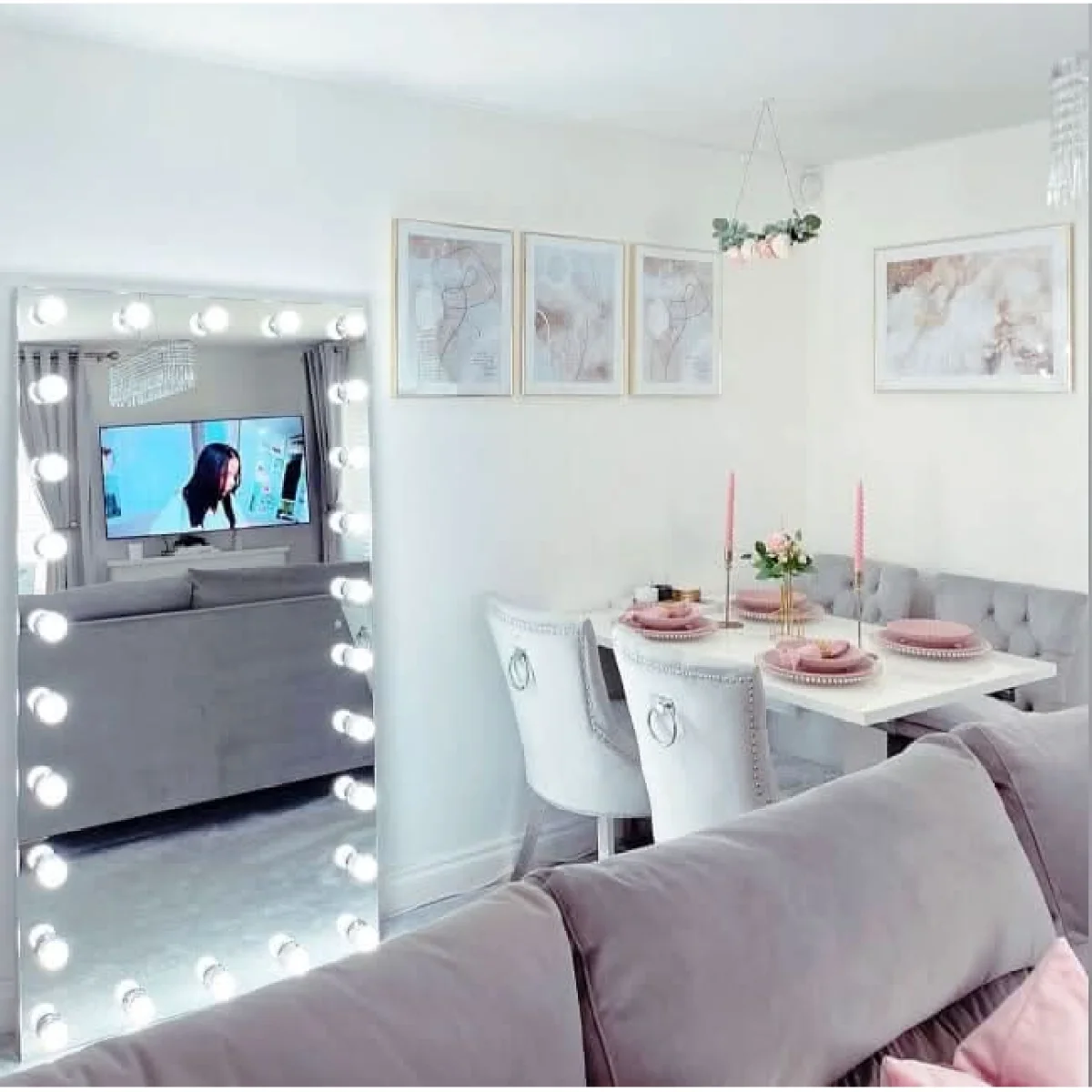 Keira Full Length Hollywood Mirror XXL 170x87cm – image 17