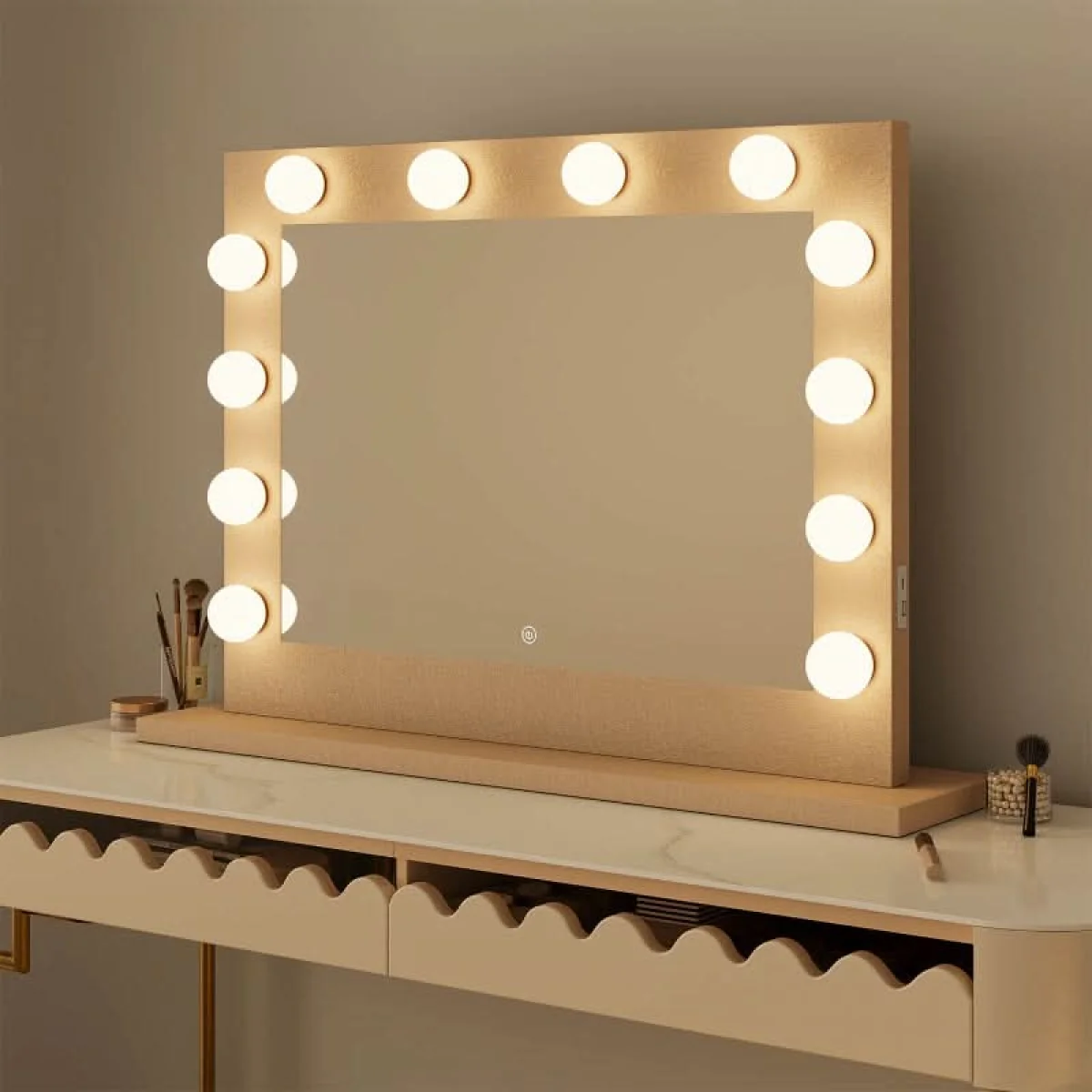 Jolie Gold Hollywood Mirror 80 x 60cm β image 21