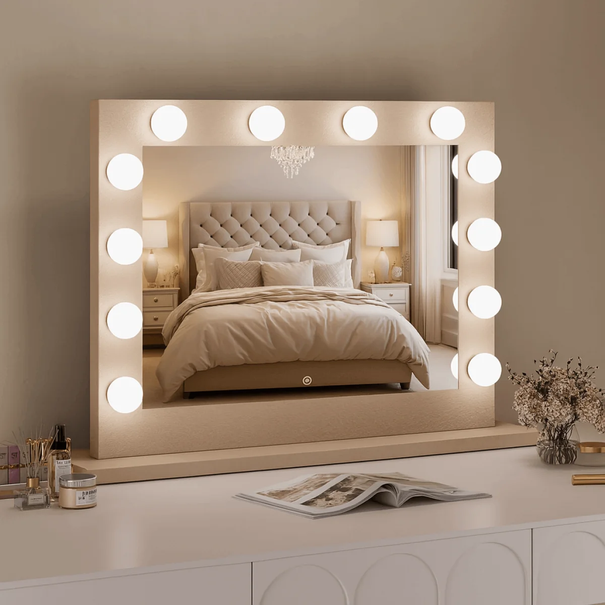 Jolie Gold Hollywood Mirror 80 x 60cm β image 22