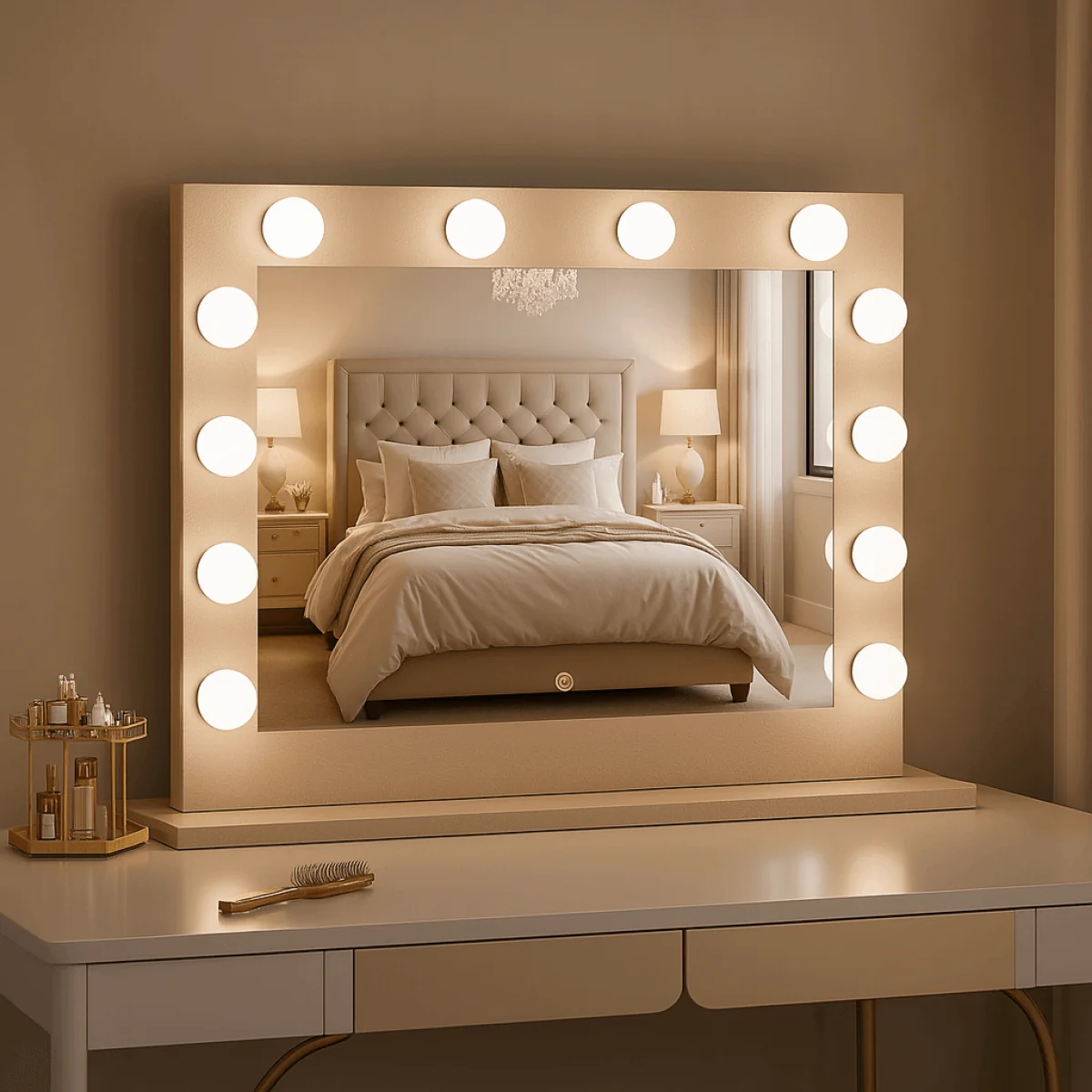 Jolie Gold Hollywood Mirror 80 x 60cm β image 23