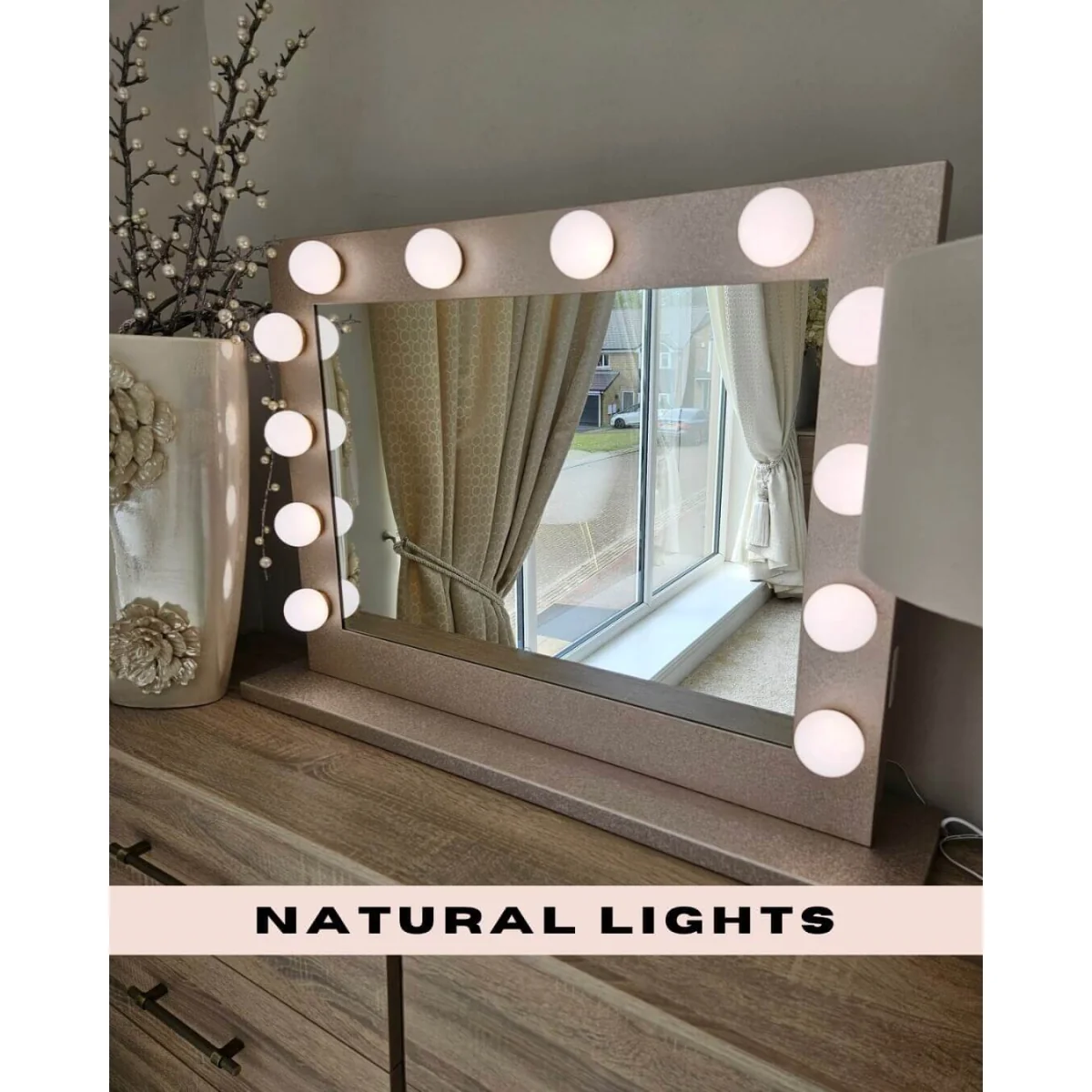 Jolie Gold Hollywood Mirror 80 x 60cm β image 9