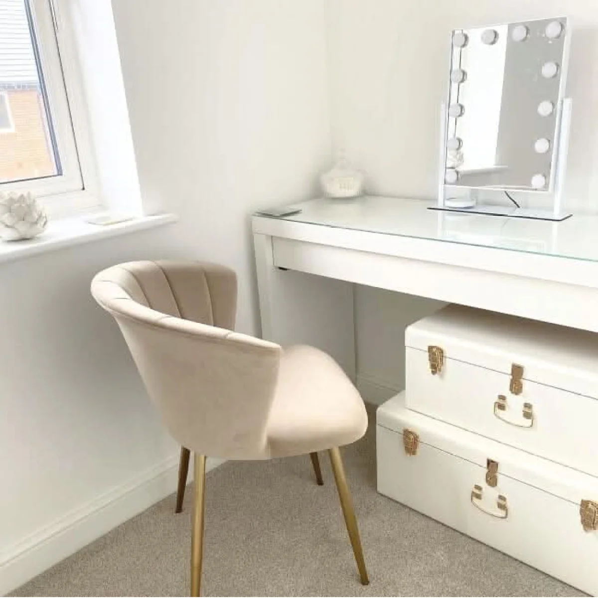Olsen Hollywood Mirror White 47x37cm – image 11