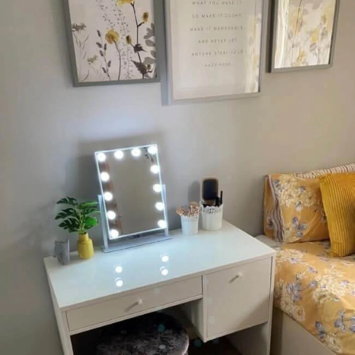 Olsen Hollywood Mirror White 47x37cm – image 13