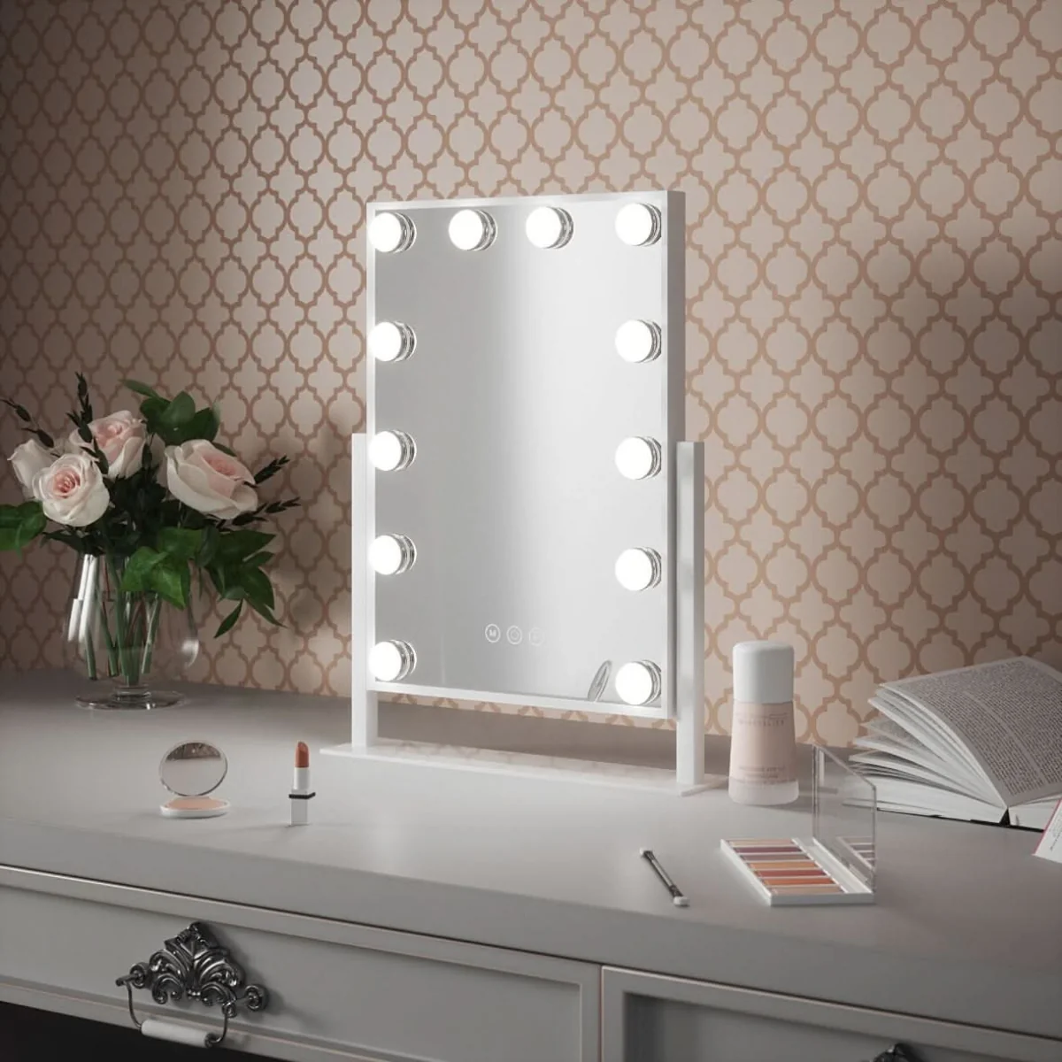 Olsen Hollywood Mirror White 47x37cm – image 4