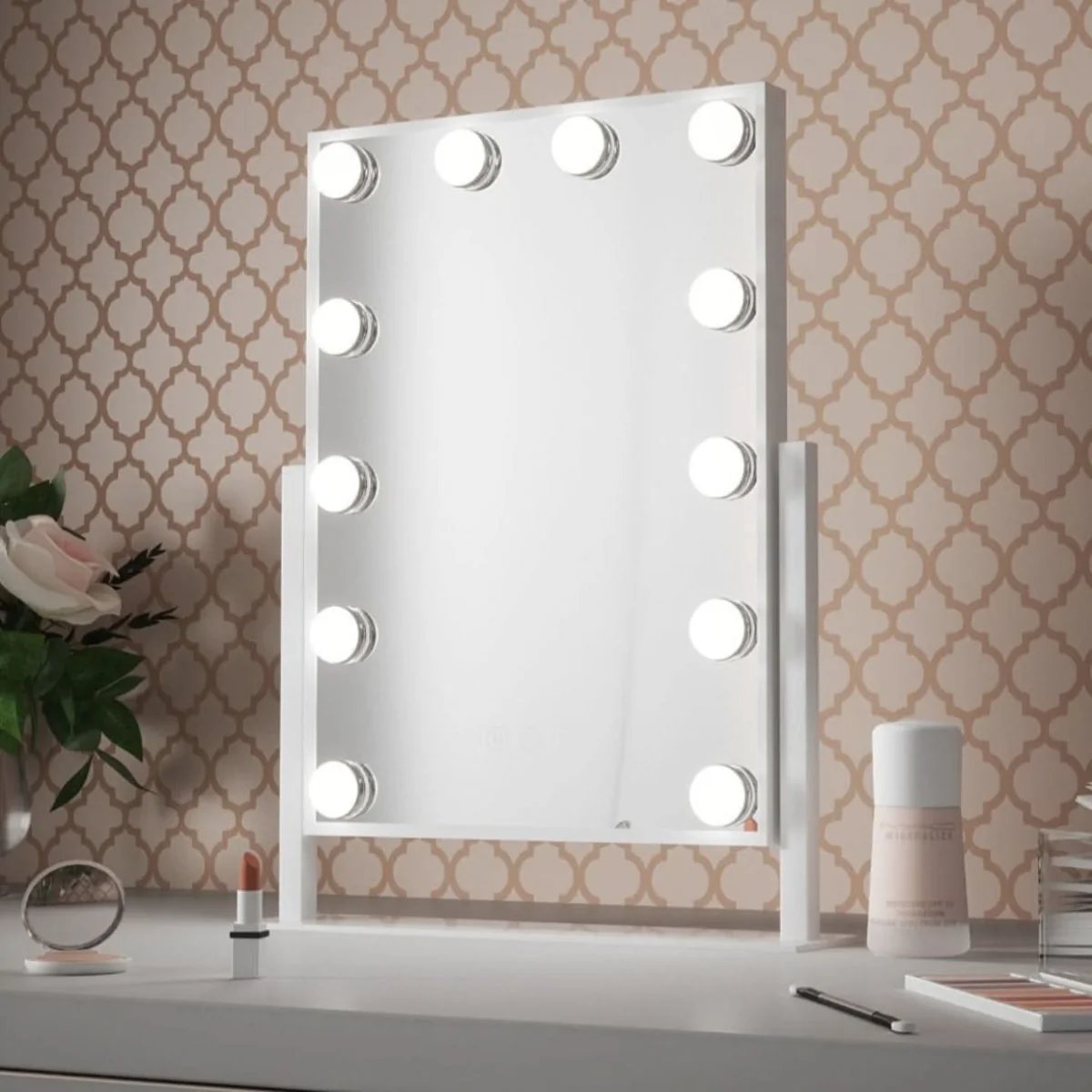 Olsen Hollywood Mirror White 47x37cm – image 5