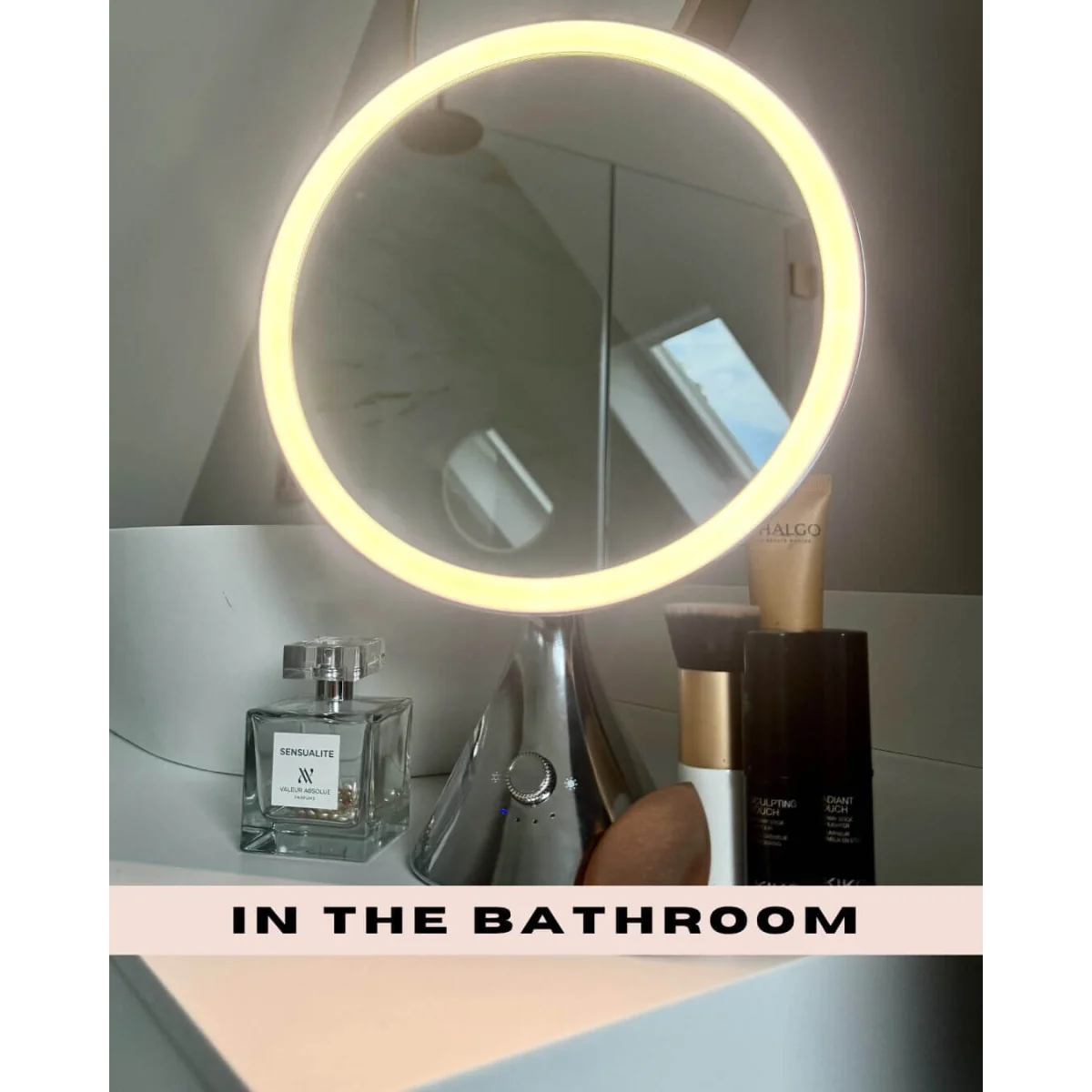 LumiGlam Pro Cosmetic Vanity Mirror in Chrome – image 16