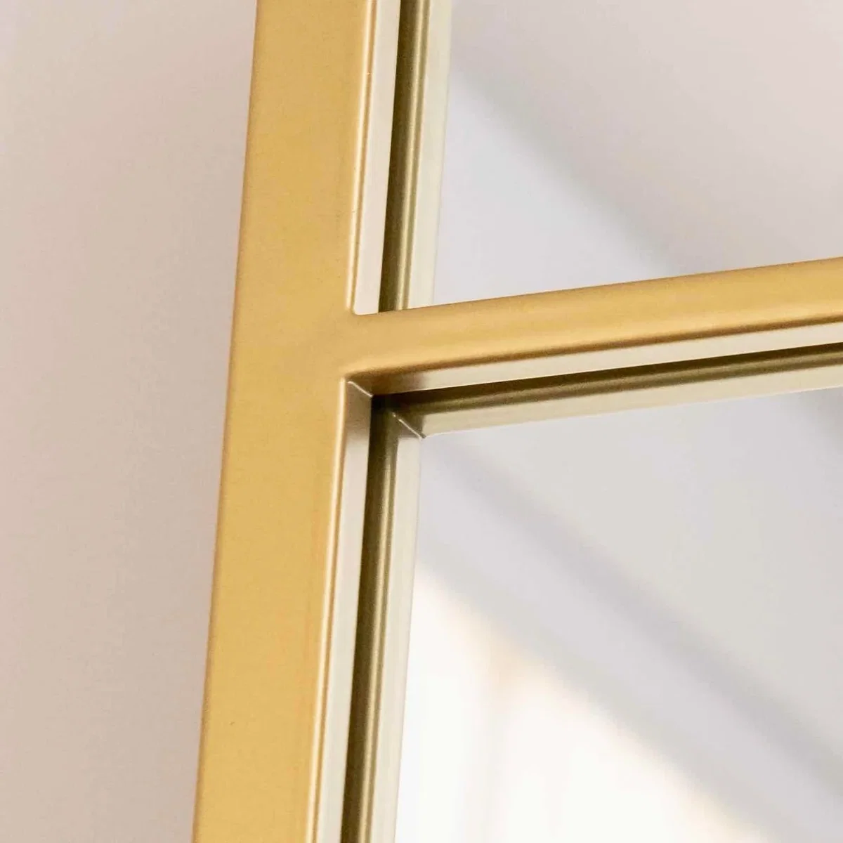 Aimi - Full Length Gold Metal Rectangle Window Mirror - 200cm x 120cm – image 5