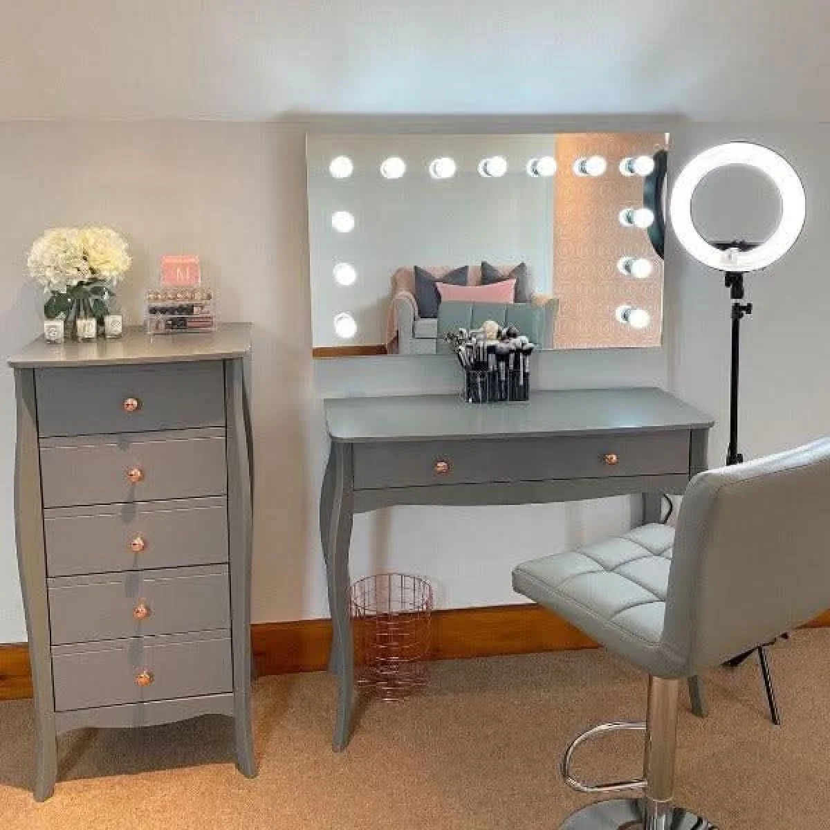 PRE ORDER FOR THE END OF AUGUST - Nicole Hollywood Mirror Wall Mounted 100x60cm – image 11