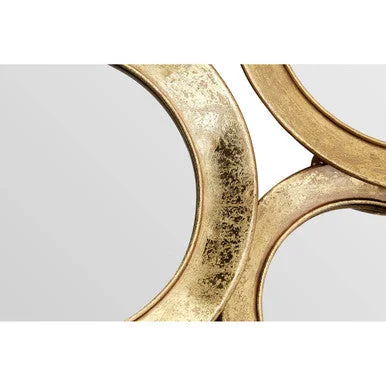 Gold Finish Wall Mirror – image 3